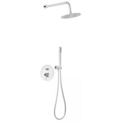 Ferro Ciriculus Duschset Unterputz mit Regenbrause chrom BCK7P-SET1-S