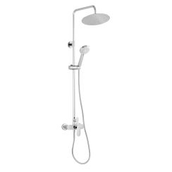 Ferro Talassa Duschset Wandmontage mit Regenbrause chrom NP87-BAL7U