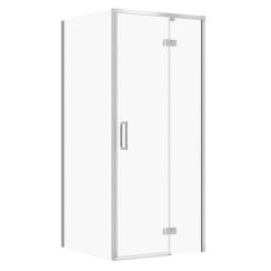 Cersanit Larga Dusche 90x90 cm quadratisch chrom Glanz/durchsichtiges Glas S601-216
