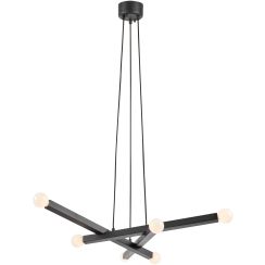 Markslöjd Stack Pendelleuchte 6x40 W schwarz 109155