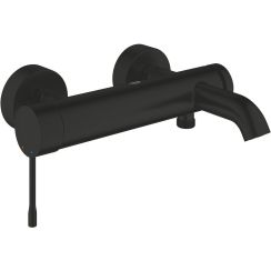 Grohe Essence New Badewannen- und Duscharmatur Wandmontage schwarz 336242431