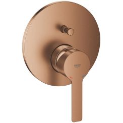 Grohe Lineare Badewannen- und Duscharmatur Unterputz Brushed Warm Sunset 24064DL1