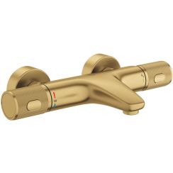 Grohe Precision Feel Badewannen- und Duscharmatur Wandmontage mit Thermostat Brushed Cool Sunrise 34788GN0
