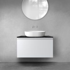 Set Unterschrank Oltens Vernal 60014700, Naphtha-Arbeitsplatte Oltens Tera 63029990