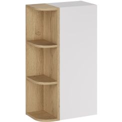 Set Badschrank Comad Aster White ASTER WHITE 80-30-1D, Badregal Comad Dalia Cashmere CREMONA UN 83-15-80 SM