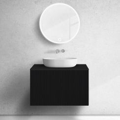 Set Unterschrank Oltens Lun 60028300, Naphtha-Arbeitsplatte Oltens Lun 63025300