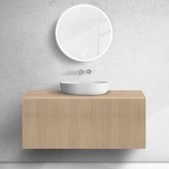 Set Unterschrank Oltens Lun 60030060, Naphtha-Arbeitsplatte Oltens Lun 63027060