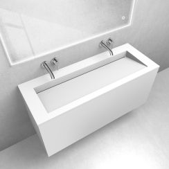 Set Waschbecken Oltens Stila 40204900, Badschrank Oltens Lun 60035000