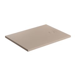 Omnires Aquarock Rechteckige Duschwanne + Abdeckung 120x90 cm beige AQUAROCK90-120DB