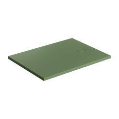 Omnires Aquarock Rechteckige Duschwanne + Abdeckung 120x90 cm AQUAROCK90-120OL