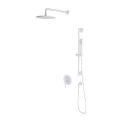 Omnires Y Duschset Unterputz mit Kopfbrause weiß SYSY47WM