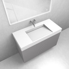 Set Waschbecken Oltens Stila 40003900, Unterschrank Oltens Lun 60029900