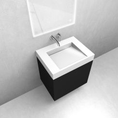 Set Waschbecken Oltens Stila 40000000, Unterschrank Oltens Lun 60032300