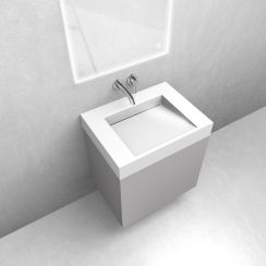 Set Waschbecken Oltens Stila 40000000, Unterschrank Oltens Lun 60032900