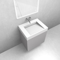 Set Waschbecken Oltens Stila 40000900, Unterschrank Oltens Lun 60032900