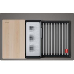 Franke Kanon Granitspüle 79x51 cm grau/graphit/onyx 114.0749.638