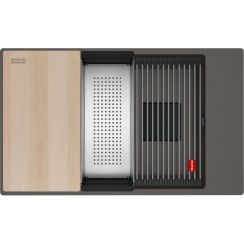 Franke Kanon Granitspüle 76x46 cm grau/graphit/onyx 125.0749.673