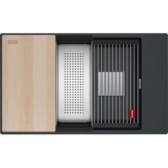 Franke Kanon Granitspüle 76x46 cm grau/graphit/onyx 125.0749.670
