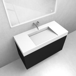 Set Waschbecken Oltens Stila 40003900, Unterschrank Oltens Lun 60034300