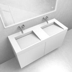 Set Waschbecken Oltens Stila 40004900, Badschrank Oltens Lun 60035000 OLD