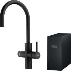 Franke Mythos Water Hub All In One Küchenarmatur mit Filter Stehend schwarz 160.0731.752