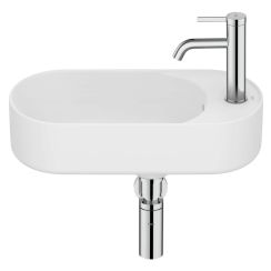 Roca Meridian Waschbecken 50x27.5 cm oval Klassisch weiß A327740620