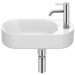 Roca Meridian Waschbecken 50x27.5 cm rechteckig Klassisch weiß A327740000