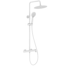 Roca Vega Plus Duschset Wandmontage mit Kopfbrause weiß A5A9A6EB00