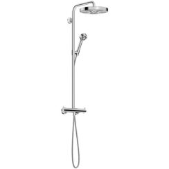 Axor One Duschset Wandmontage mit Thermostat mit Kopfbrause chrom 48794000