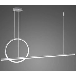 Altavola Design Led Shape Pendelleuchte 1x23 W silber LA087/PX143_40_3k_silver_dimm
