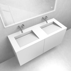 Set Waschbecken Oltens Stila 40205900, Badschrank Oltens Lun 60032000