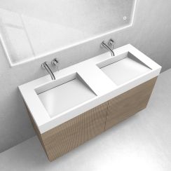 Set Waschbecken Oltens Stila 40004000, Badschrank Oltens Lun Rilla 60027060
