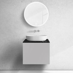 Set Unterschrank Oltens Lun 60032900, Naphtha-Arbeitsplatte Oltens Tera 63028990