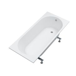 Schedline Artemis Rechteckige Badewanne 170x75 cm weiß 3WSP.A1P-17075/B/MG
