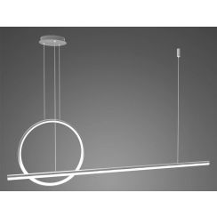 Altavola Design Led Shape Pendelleuchte 1x23 W silber LA087/PX143_40_3k_silver_Dali