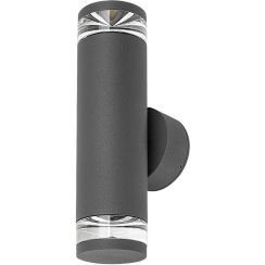 Rabalux Tornio Außenwandleuchte 2x10 W anthrazit 77072