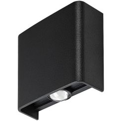 Rabalux Portel Außenwandleuchte 1x3 W schwarz 77191