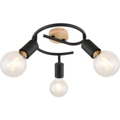 Rabalux Deckenlampe 3x40 W schwarz 3978
