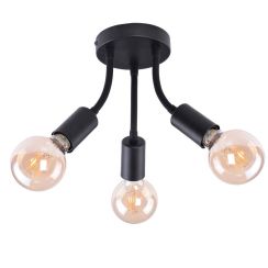 Rabalux ALMUS Deckenlampe 3x60 W schwarz 6808