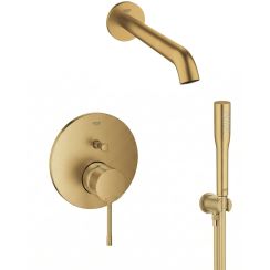 Set Badewannen- und Duscharmatur Grohe Essence 24058GN1, Auslauf Grohe Essence 13449GN1, 26658GN0, 27400GN0, 28362GL1