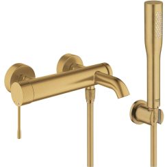 Set Badewannen- und Duscharmatur Grohe Essence 33624GN1, Handbrause Grohe Euphoria 27400GN0, 27074GN0, 28362GL1