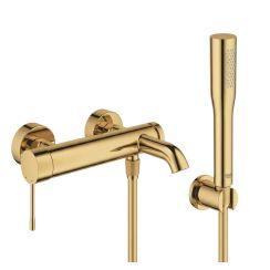 Set Badewannen- und Duscharmatur Grohe Essence 33624GL1, Handbrause Grohe Euphoria 27400GL0, 27074GL0, 28362GL1