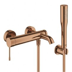 Set Badewannen- und Duscharmatur Grohe Essence 33624DA1, Handbrause Grohe Euphoria 27400DA0, 27074DA0, 28362DA1
