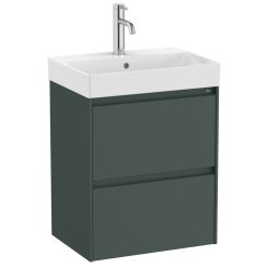 Roca Ona Waschtisch mit Unterschrank 50 cm grün A851682513