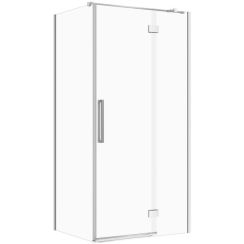 Cersanit Crea Duschkabine 100x80 cm rechteckig chrom Glanz/durchsichtiges Glas S601-206