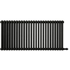 Irsap Tesi 4 Raumheizkörper 56.5x108 cm podłączenie seitliche schwarz IRS-TES-4056-24-K1-B