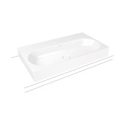 Kaldewei Centro Waschbecken 90x50 cm rechteckig Aufsatzwaschbecken weiß 903106003711