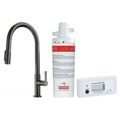 Set Küchenarmatur Franke Maris Slim Clear Water J Pull-Out 120.0736.603, Untertischfilter Franke Clear Water 133.0284.025