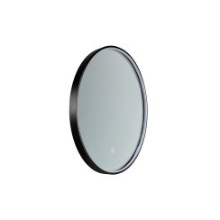 Comad Sirius Spiegel 60x80 cm oval mit Beleuchtung schwarz SIRIUS LU LED 80