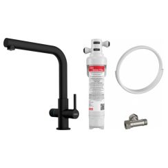 Set Küchenarmatur Franke Lina 120.0730.802, Untertischfilter Franke Clear Water 150.0730.809